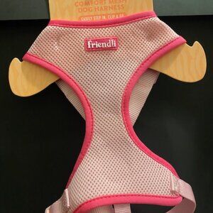friendli Comfort Mesh Pink Medium Dog Harness (Easily Step In, Clip & Go)